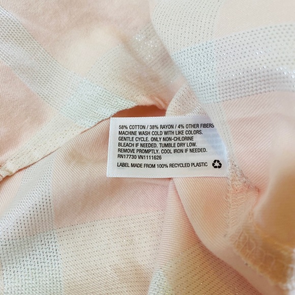 Ava & Viv Pink Button Down Shirt Size X - Picture 4 of 4